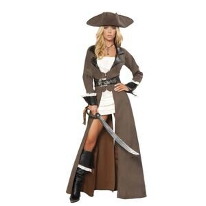NEW Roma Pirate Captain Halloween Costume Size Large
